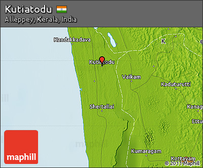 Physical Map of Kutiatodu