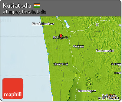 Physical Map of Kutiatodu