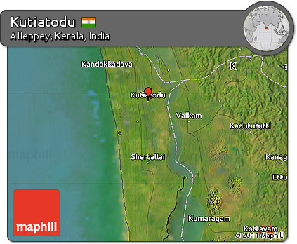 Satellite Map of Kutiatodu