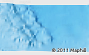Shaded Relief 3D Map of the area around 9° 36' 8" N, 77° 16' 30" W