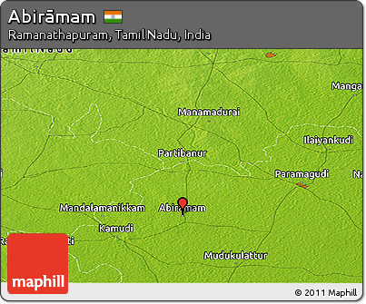 Physical Panoramic Map of Abirāmam