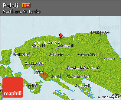 Physical Map of Palali