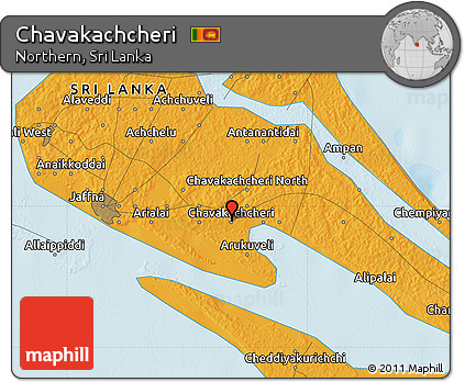 Political Map of Chavakachcheri