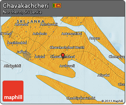 Political Map of Chavakachcheri
