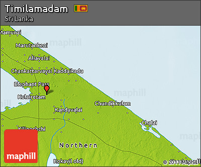 Physical 3D Map of Timilamadam