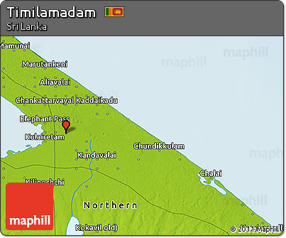 Physical 3D Map of Timilamadam