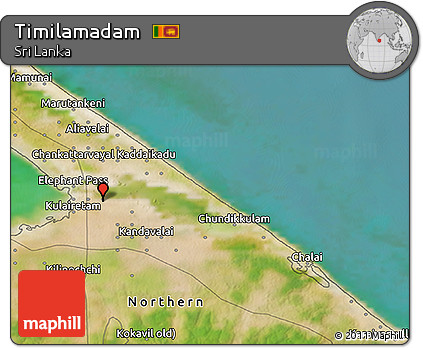 Satellite 3D Map of Timilamadam