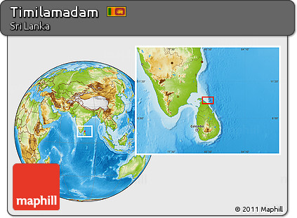 Physical Location Map of Timilamadam