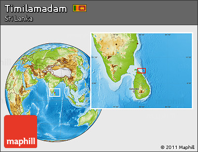 Physical Location Map of Timilamadam