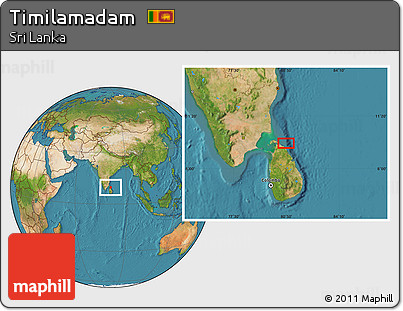 Satellite Location Map of Timilamadam