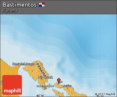 Political Map of Bastimentos