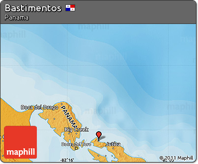 Political Map of Bastimentos