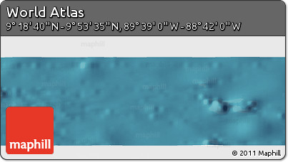 Satellite Panoramic Map of the Area around 9° 36' 8" N, 89° 10' 30" W