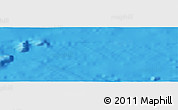 Shaded Relief Panoramic Map of the area around 9° 36' 8" N, 92° 34' 29" W