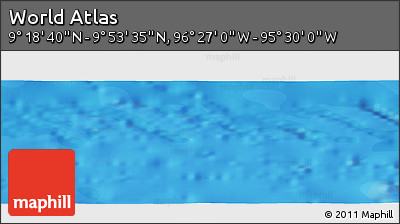 Political Panoramic Map of the Area around 9° 36' 8" N, 95° 58' 29" W