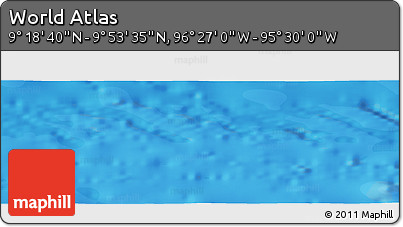 Political Panoramic Map of the Area around 9° 36' 8" N, 95° 58' 29" W