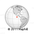 Outline Map of the Area around 9° 36' 8" N, 97° 40' 30" W, rectangular outline