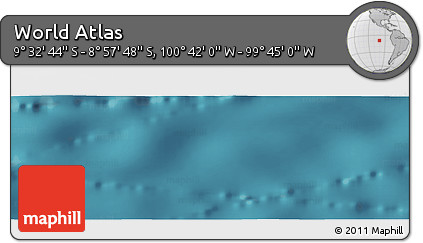 Satellite Panoramic Map of the Area around 9° 15' 16" S, 100° 13' 29" W