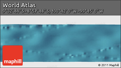 Satellite Panoramic Map of the Area around 9° 15' 16" S, 100° 13' 29" W