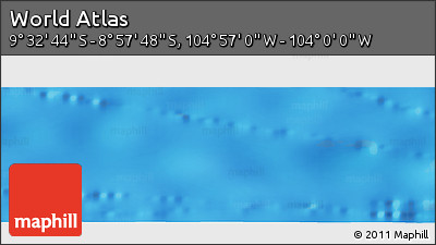 Physical Panoramic Map of the Area around 9° 15' 16" S, 104° 28' 29" W