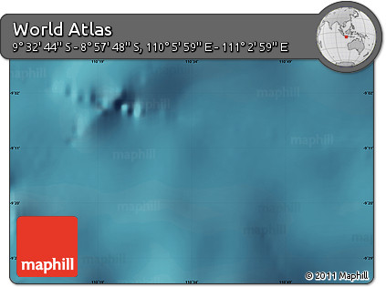 Satellite Map of the Area around 9° 15' 16" S, 110° 34' 29" E