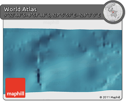 Satellite 3D Map of the Area around 9° 15' 16" S, 127° 34' 30" E