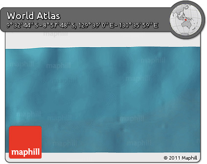Satellite 3D Map of the Area around 9° 15' 16" S, 130° 7' 30" E