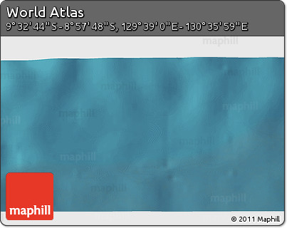 Satellite 3D Map of the Area around 9° 15' 16" S, 130° 7' 30" E