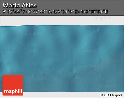 Satellite 3D Map of the Area around 9° 15' 16" S, 130° 7' 30" E