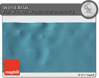 Satellite 3D Map of the Area around 9° 15' 16" S, 132° 40' 30" E