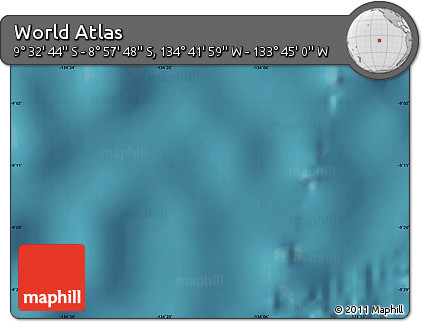 Satellite Map of the Area around 9° 15' 16" S, 134° 13' 29" W