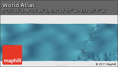 Satellite Panoramic Map of the Area around 9° 15' 16" S, 134° 13' 29" W