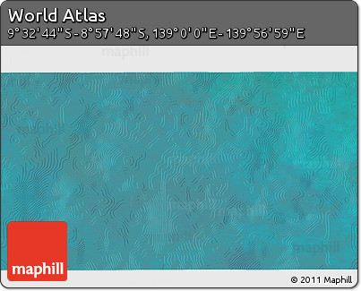 Satellite 3D Map of the Area around 9° 15' 16" S, 139° 28' 29" E