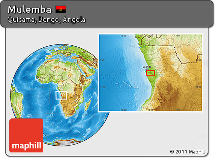 Physical Location Map of Mulemba