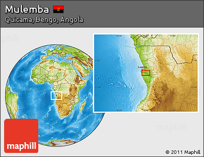 Physical Location Map of Mulemba