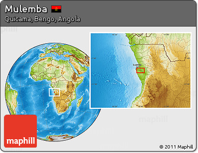 Physical Location Map of Mulemba
