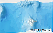 Political 3D Map of the area around 9° 15' 16" S, 140° 10' 30" W