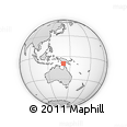 Outline Map of the Area around 9° 15' 16" S, 141° 10' 30" E, rectangular outline
