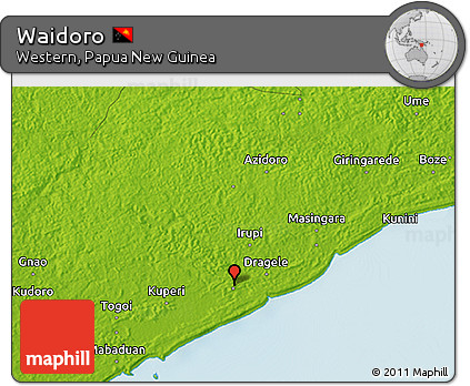 Physical 3D Map of Waidoro