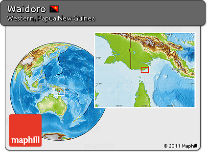 Physical Location Map of Waidoro
