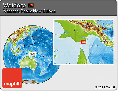 Physical Location Map of Waidoro