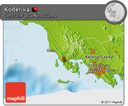 Physical 3D Map of Koderika