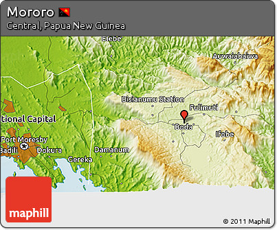 Physical 3D Map of Mororo