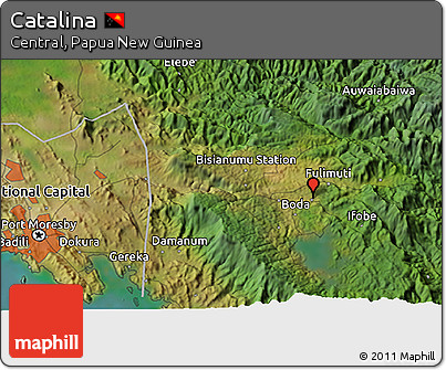 Satellite 3D Map of Catalina