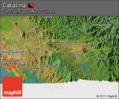 Satellite 3D Map of Catalina
