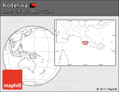 Blank Location Map of Koderika