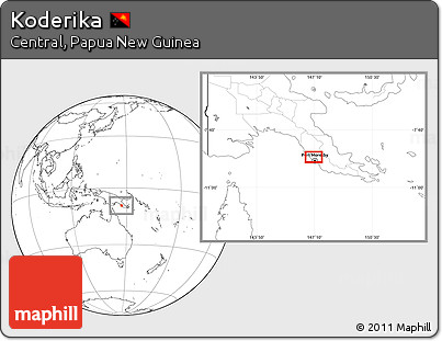 Blank Location Map of Koderika
