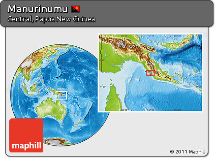 Physical Location Map of Manurinumu
