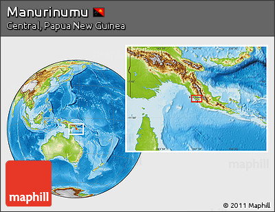Physical Location Map of Manurinumu