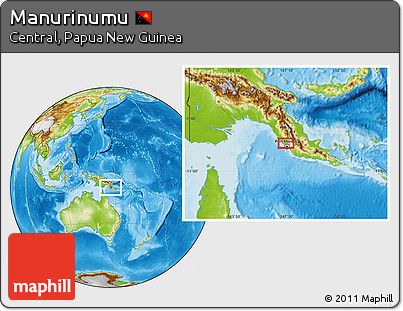Physical Location Map of Manurinumu